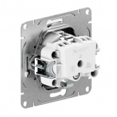 Механизм розетки EKF 2P+E 16А с защитными шторками Эпика мокко