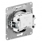 Механизм розетки EKF 2P без заземления 16А Эпика мокко