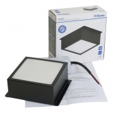 Светильник светодиодный Feron AL254 12W 4000K 960Lm 110° черный, грильято 89x89 мм с драйвером