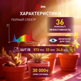 Светильник светодиодный для растений ФИТО ЭРА 18W PFR GR полного спектра 573x22x34,5mm