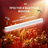 Светильник светодиодный для растений ФИТО ЭРА 18W Ra90 полного спектра 573x22x34,5mm