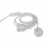 Патрон ЭРА FITO-Holder G13 IP65 mini для FITO ламп T8 G13 до 600 мм с выключателем, вилкой 1.5 м