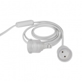 Патрон ЭРА FITO-Holder G13 IP65 mах для FITO ламп Т8 G13 до 1200 мм с выключателем, вилкой 1.5 м