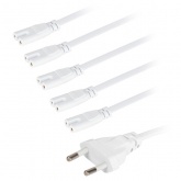 Разветвитель сетевой для FITO светильников ЭРА 5х IEC C7 2pin 2m+timer на 5 точек с таймером 9/12/15