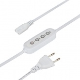 Таймер для фитосветильника ЭРА FITO-LINETIME 2-pin 9/12/15 H с проводом 1,5 м, мощность до 150W