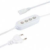 Таймер для фитосветильника ЭРА FITO-LINETIME 2 pin 2/4/8 H с проводом 1,5 м, мощность до 150W