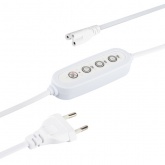 Таймер для фитосветильника ЭРА FITO-LINETIME 3 pin 2/4/8 H с проводом 1,5 м, мощность до 150W