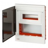 Шкаф мультимедийный комбинированный встраиваемый ЭРА MultiBox bs-12f 12 модулей пластиковый IP40