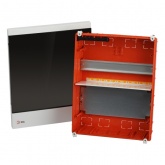 Шкаф мультимедийный комбинированный встраиваемый ЭРА MultiBox bs-12f 12 модулей пластиковый IP40