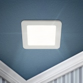 Светильник светодиодный квадратный ЭРА LED 2-9-6K LED 9W 6500K 220V d135 D145 (5055398673775)