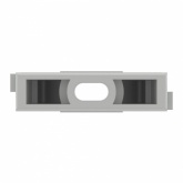 Держатель-клипса DKC для труб и гофры с защелкой 32 мм серый