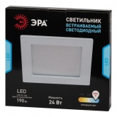 Светильник светодиодный квадратный ЭРА LED 2-24-6K 24W 220V 6500K 5055398685310