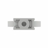 Держатель-крепеж DKC для труб и гофры с хомутиком d 16-32 мм серый