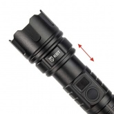 Фонарик ручной КВТ FL-8052 Профи регулируемый фокус, яркость светового потока 1000лм, 5 режимов