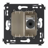 Розетка TV DKC Avanti одиночная в стену, ванильная дымка