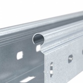 Лоток листовой DKC перфорированный S3 50х50 мм L3000 оцинкованный