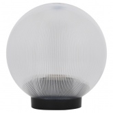 Светильник садово-парковый ЭРА НТУ 02-100-302 шар прозрачный призма D300mm Е27