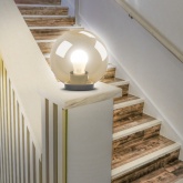 Светильник садово-парковый ЭРА НТУ 01-60-203 шар золотистый D200mm Е27