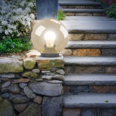 Светильник садово-парковый ЭРА НТУ 01-100-353 шар золотистый D350mm Е27