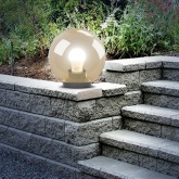 Светильник садово-парковый ЭРА НТУ 01-100-353 шар золотистый D350mm Е27