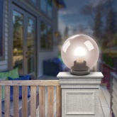 Светильник садово-парковый ЭРА НТУ 01-60-255 шар дымчатый D250mm Е27