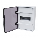 Щит навесной КЭАЗ OptiBox Pro 8-NKR-IP40 8 модулей прозрачная черная дверца IP40 (электрический шкаф)