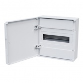 Щит навесной КЭАЗ OptiBox Pro 12-NNR-IP40 12 модулей непрозрачная белая дверца IP40 (электрический шкаф)