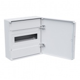 Щит навесной КЭАЗ OptiBox Pro 12-NNR-IP40 12 модулей непрозрачная белая дверца IP40 (электрический шкаф)