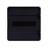 Щит навесной КЭАЗ OptiBox Pro 12-NKR-IP40 12 модулей прозрачная черная дверца IP40 (электрический шкаф)