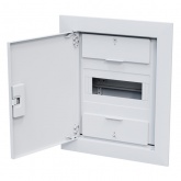 Щит встраиваемый КЭАЗ OptiBox Pro 8-VNR-IP40 8 модулей непрозрачная белая дверца IP40