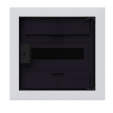 Щит встраиваемый КЭАЗ OptiBox Pro 12-VKR-IP40 12 модулей прозрачная черная дверца IP40