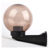 Светильник садово-парковый ЭРА НБУ 01-60-205 шар дымчатый с настенным крепежом D200mm Е27