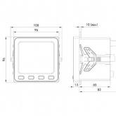 Многофункциональное измерительное устройство DKC MMD9-C RS-485 и Ethernet LCD дисплей
