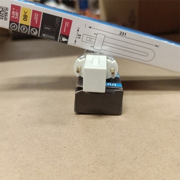 Компактная энергосберегающая лампа КЛЛ мощностью 11 Вт с цоколем G23 для светильников с ЭмПРА