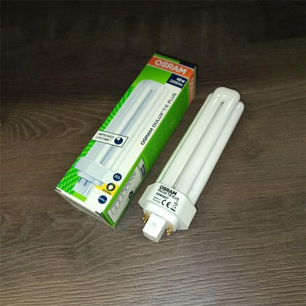 Компактная энергосберегающая лампа КЛЛ мощностью 42 Вт с цоколем GX24q-4 для электронных ПРА (ЭПРА)