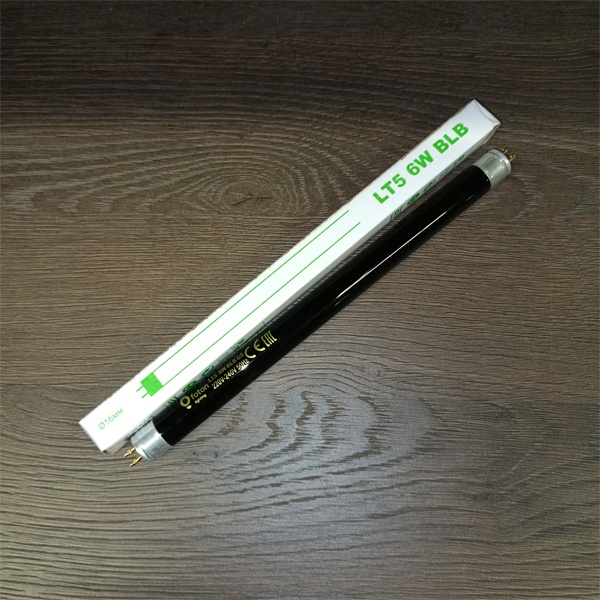 Ультрафиолетовая лампа T5 Foton Lighting BLB мощностью 6 Ватт с цоколем G5.