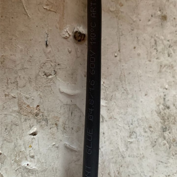 Клеевая термоусадочная трубка 4,8 / 1.6мм (3:1) 1м черная Рексант