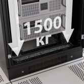 Напольный шкаф DKC IT-CQE 24U 1200х600х800 двери стекло/сплошная серый