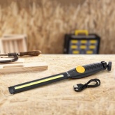 Фонарь ЭРА автомобильный AA-701 серия Практик 7,3W COB 3,2 Li-ion, крюк, магнит, изгиб корпуса 40гр.