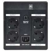 Источник бесперебойного питания ITK ELECTRA ET 1200ВА/720Вт с АКБ 2х7AH USB 4хSchuko LCD