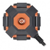 Удлинитель на магните ИЭК У04В 4х2P+PE с защитными крышками 5м КГ 3х1,5мм IP44