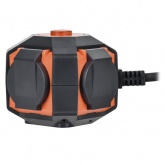 Удлинитель на магните ИЭК У04В 4х2P+PE с защитными крышками 5м КГ 3х1,5мм IP44