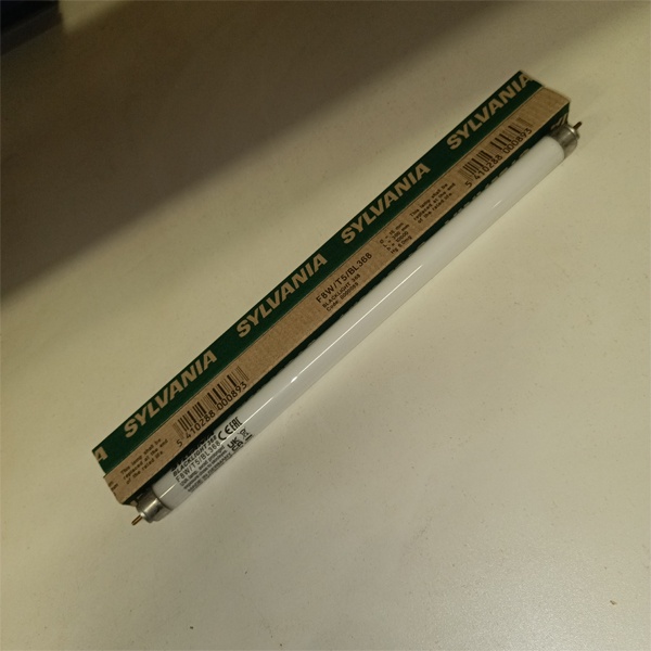 Ультрафиолетовая лампа инсектицидная Сильвания для шеллака, маникюра ногтей и полимеризации 8 Вт с цоколем G5