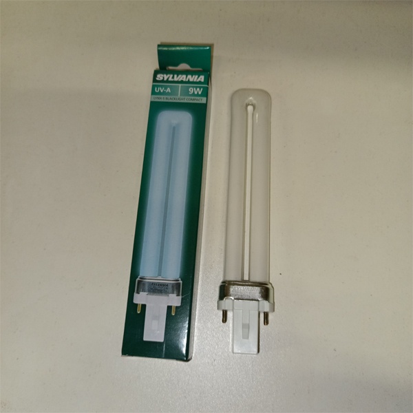 Ультрафиолетовая лампа инсектицидная Сильвания для шеллака, маникюра ногтей и полимеризации 9 Вт с цоколем G23