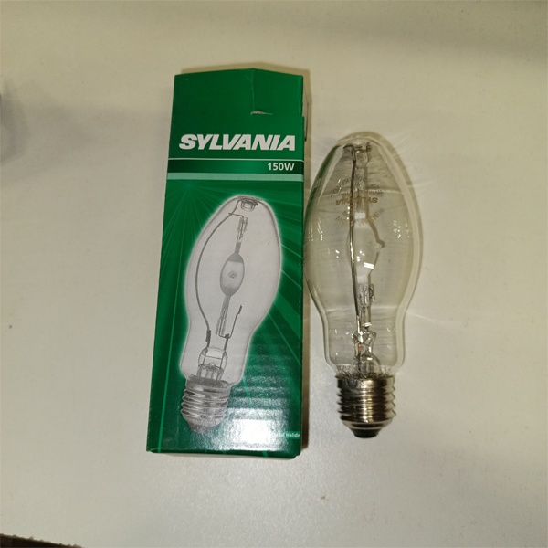 Эллипсоидная металлогалогенная лампа Сильвания, мощностью 150 Вт, с цоколем E27, теплый свет