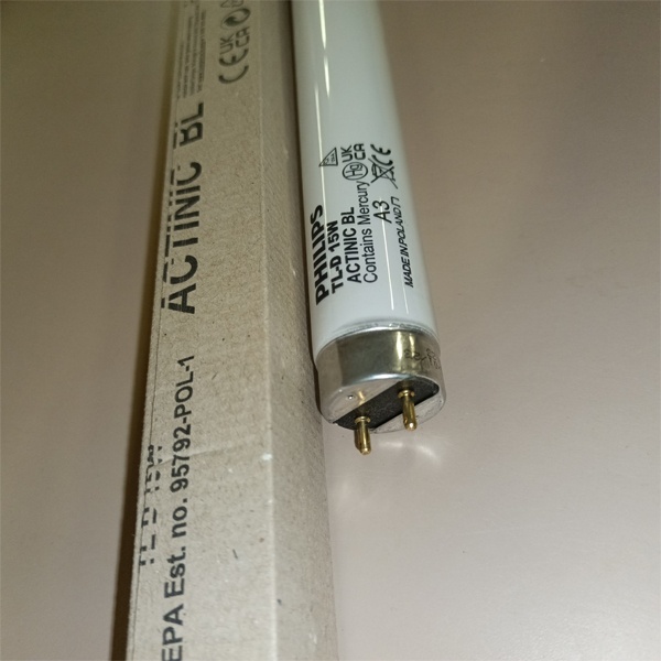 Ультрафиолетовая лампа инсектицидная Филипс (872790092696500) для шеллака, маникюра ногтей и полимеризации 15 Вт с цоколем G13