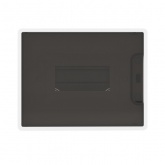 Щиток встраиваемый DKC FRAME 8 модулей с тонированной дверцей с шиной IP40 белый