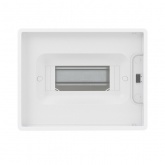 Щиток встраиваемый для полых стен DKC FRAME 8 модулей с прозрачной дверцей с шиной IP40 белый