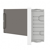 Щиток встраиваемый для полых стен DKC FRAME 12 модулей с тонированной дверцей с шиной IP40 белый