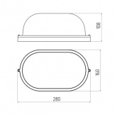 Светильник ЖКХ ЭРА НБП 04-100-001 под лампу 100W с цоколем Е27 5056396212966